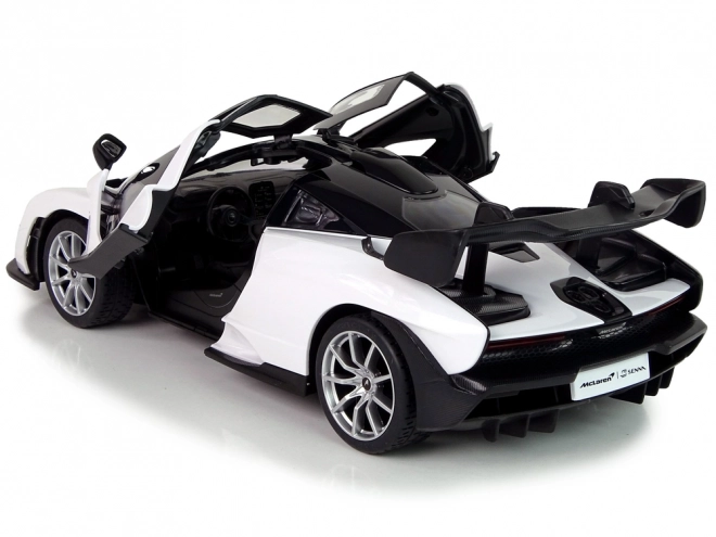 Auto R/C McLaren Senna Rastar 1:14 blanc avec télécommande