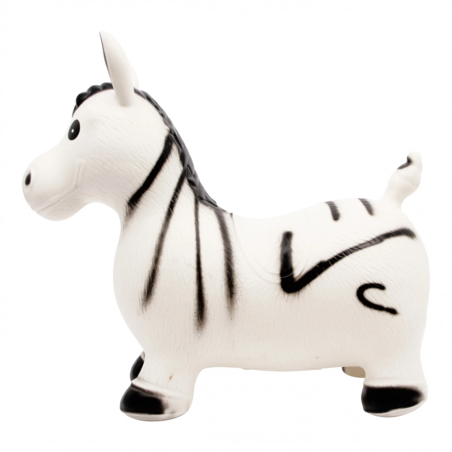 Ballon sauteur gonflable Zèbre pour enfants