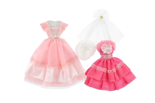 Vêtements avec accessoires pour poupées 2 pièces