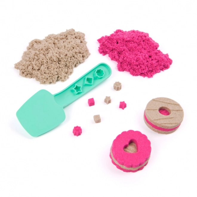 Sable cinétique pour créer des gâteaux
