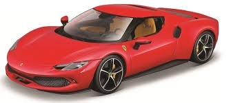 Ferrari 296 GTB à l'échelle 1:18 Rouge - Bburago