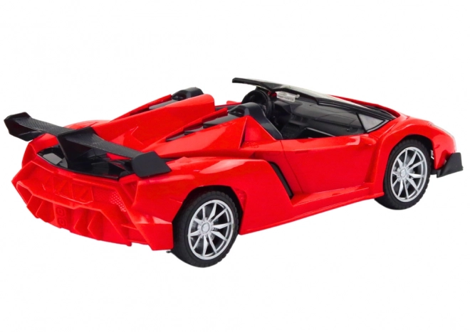 Voiture RC de sport rouge 1:18