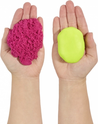 Pâte qui ne sèche jamais et sable modelable