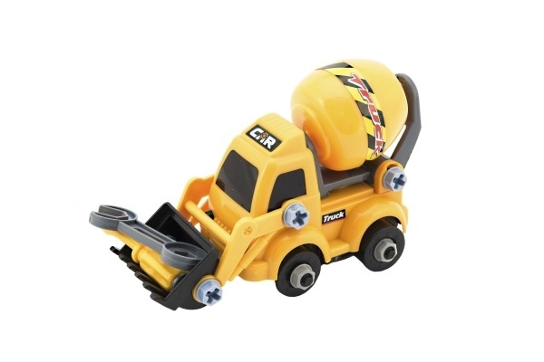 Machine de construction à vis avec accessoires en plastique
