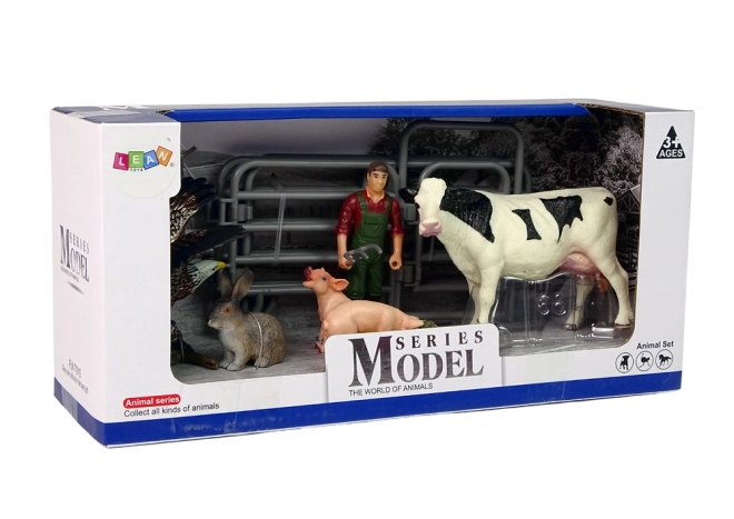 grande collection de figurines d'animaux de la ferme