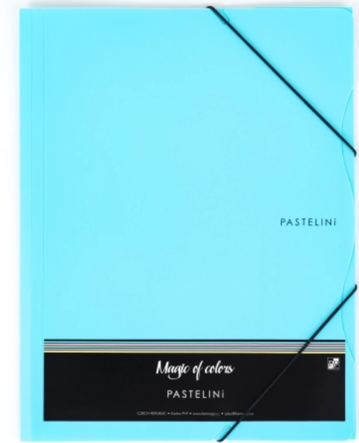 KARTON P+P Dossier Pastelini avec élastique A4 bleu