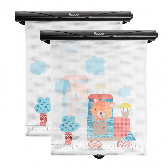 Pare-soleil enroulable pour voiture, Renard