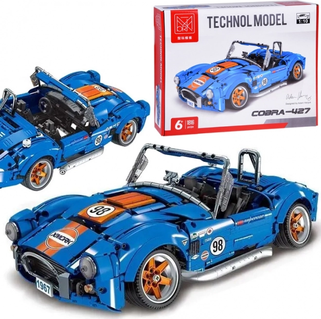 Kit technique voiture Cobra 427 – modèle sportif de 1816 pièces