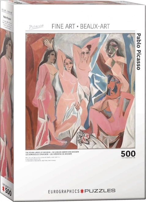 EUROGRAPHICS puzzle carré Les Demoiselles d'Avignon 500 pièces