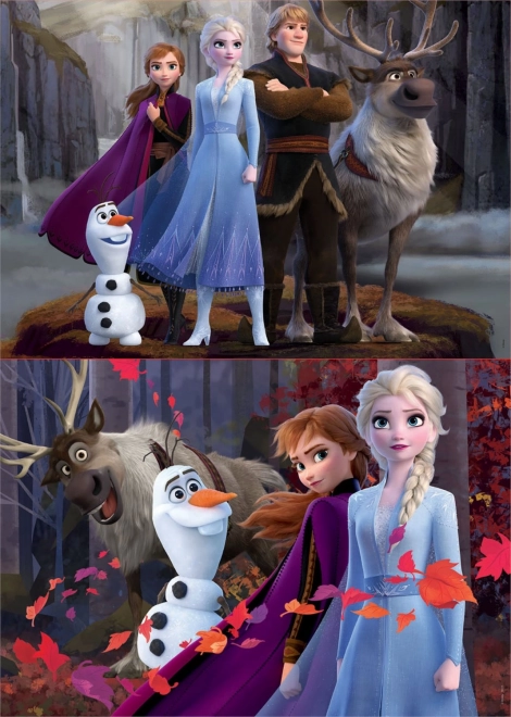 Educa Puzzle La Reine des neiges 2, 2x100 pièces
