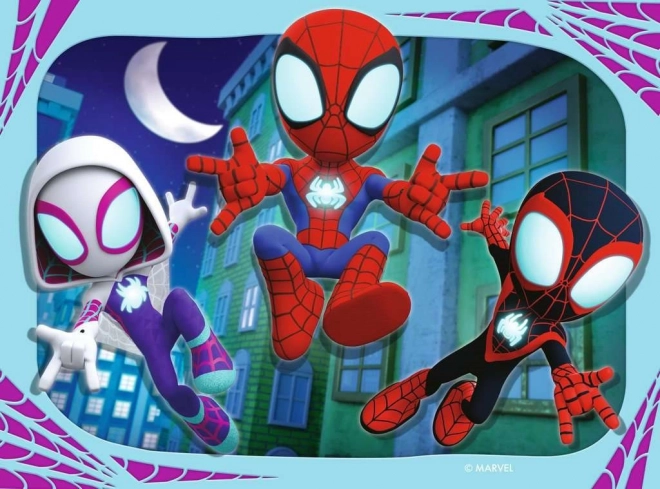 Puzzle RAVENSBURGER Spidey et ses amis extraordinaires 4 en 1