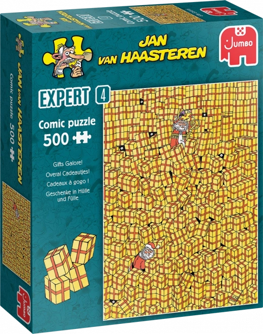 JUMBO Puzzle JvH Expert 4: Beaucoup de cadeaux 500 pièces