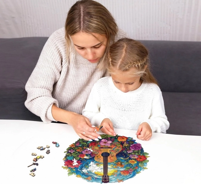 Puzzle en bois Guitare 200 pièces