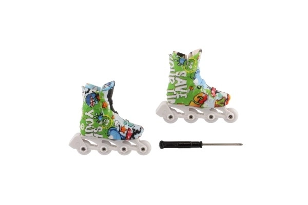 Patins à doigts avec tournevis