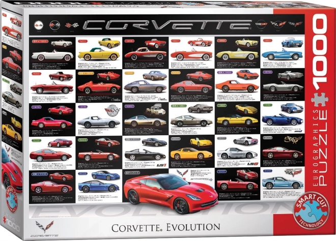 EUROGRAPHICS Puzzle Évolution Corvette 1000 pièces