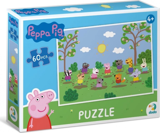 Puzzle PEPPA PIG – amusement au soleil, 60 pièces