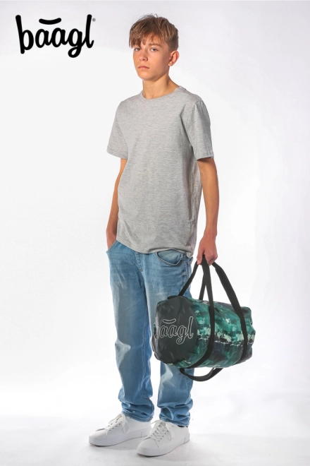Set BAAGL Skate Forest : sac à dos, trousse et sac de sport