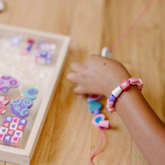 Ensemble créatif de perles Cœurs - Melissa & Doug