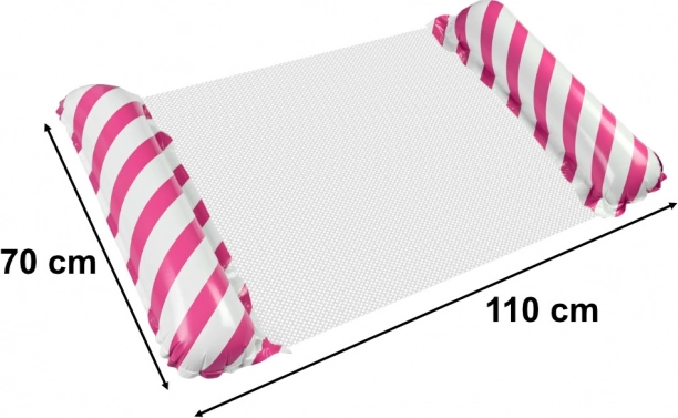 Matelas gonflable rose pour plage et piscine