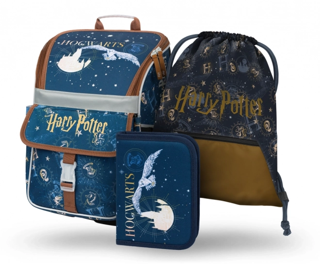 BAAGL 3 SET Zippy Harry Potter Poudlard: cartable, trousse, sac