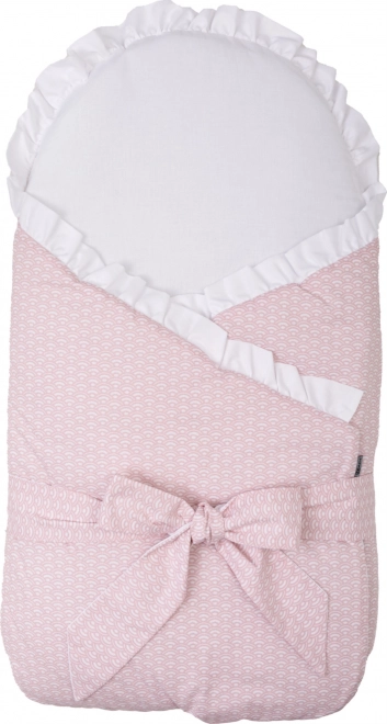 Couverture d’emmaillotage rose Bubaba