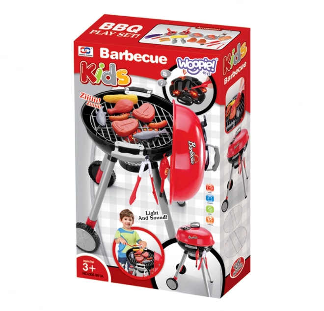 Barbecue enfants avec lumières et sons fonctionnant sur pile
