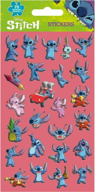 Autocollants 3D Lilo et Stitch