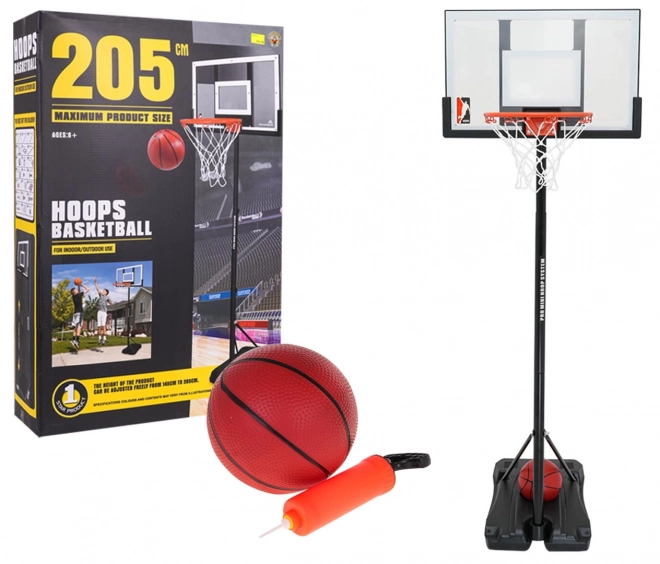 Ballon de basket 205cm + accessoires