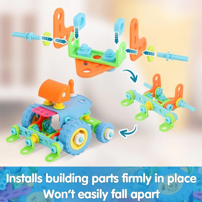 Kit de construction de véhicules pour enfants 6 en 1