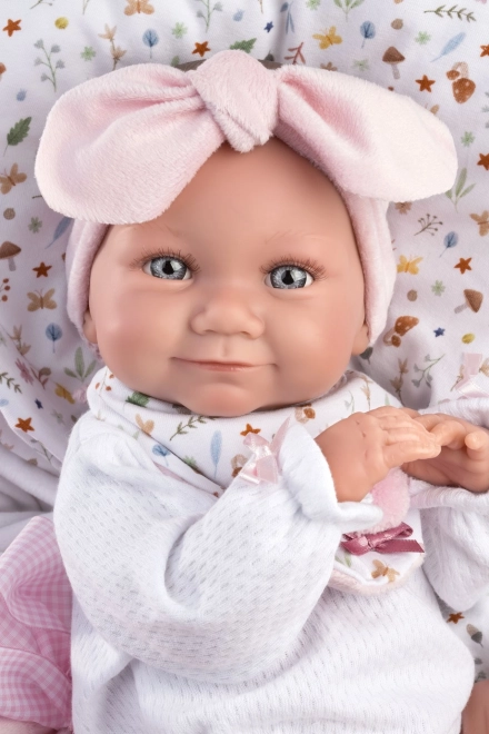 Llorens 73901 NOUVEAU-NÉ FILLETTE - poupée réaliste bébé avec corps tout en vinyle - 40 cm