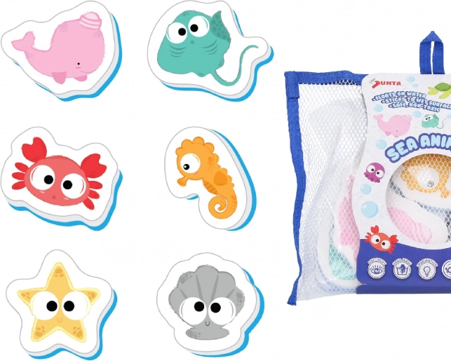 Jouets de bain en mousse avec motifs d'animaux marins