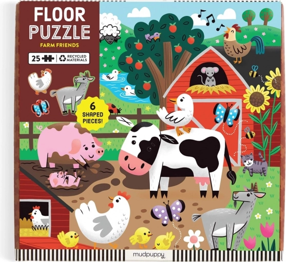 Puzzle de sol Mudpuppy Amis de la ferme