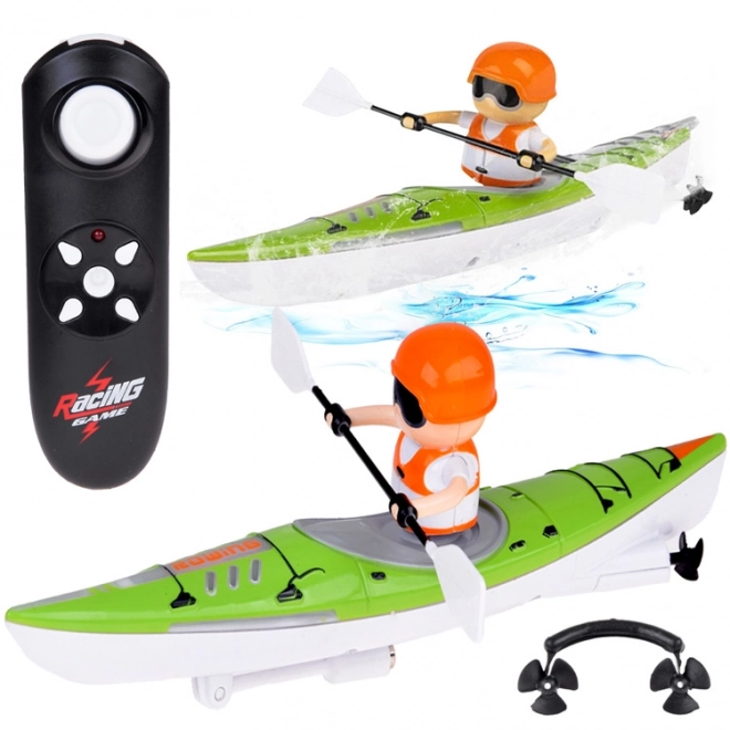 Kayak éclairé avec rameur à télécommande