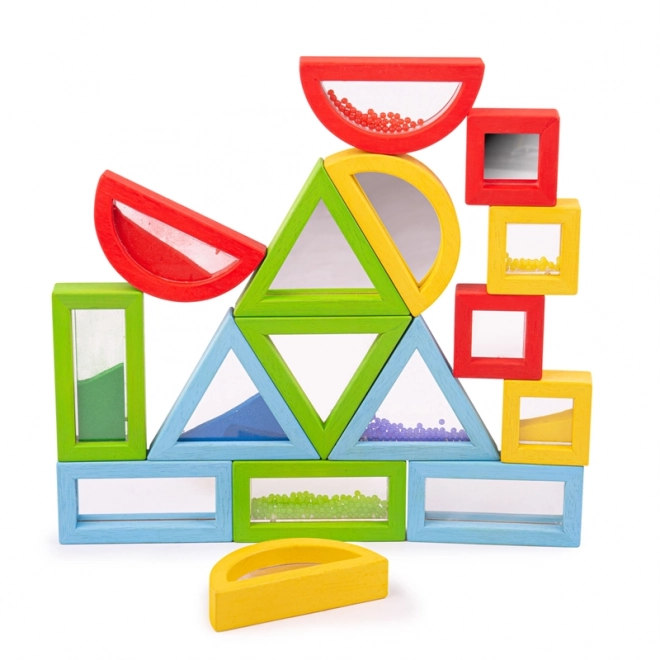 Bigjigs Toys Formes colorées sensorielles arc-en-ciel