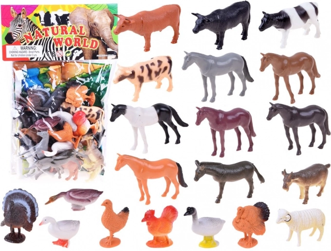 Animaux de la ferme – coffret de 20 figurines
