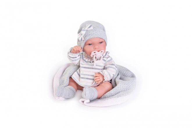 Antonio Juan 60029 TONETA - poupée réaliste bébé avec corps en vinyle intégral - 33 cm