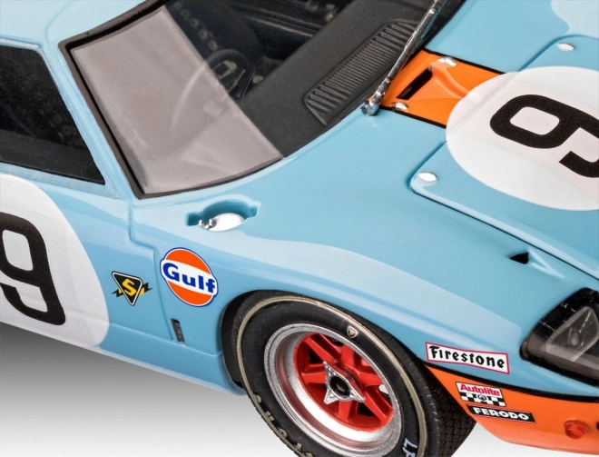 Modèle de voiture en plastique Ford GT40 Le Mans 1968 1/24