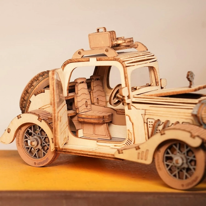 Automobile Vintage - puzzle 3D en bois moderne