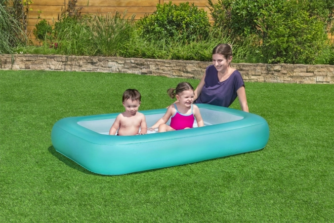 BESTWAY Piscine rectangulaire gonflable pour enfants 2+ 165x104x25cm + fond gonflable