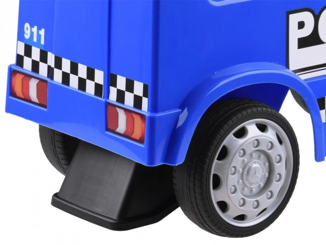 Trotteur pour enfants avec son Mercedes Antos POLICE bleu