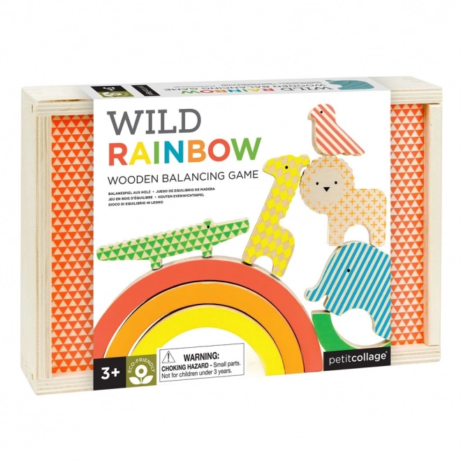 Arc-en-ciel avec des animaux