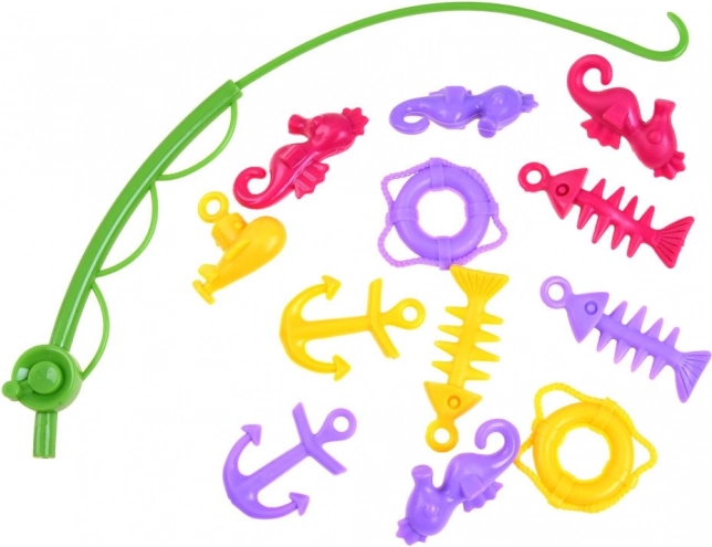 Accessoires colorés et canne