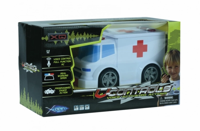Ambulance RC avec commande vocale 1:24