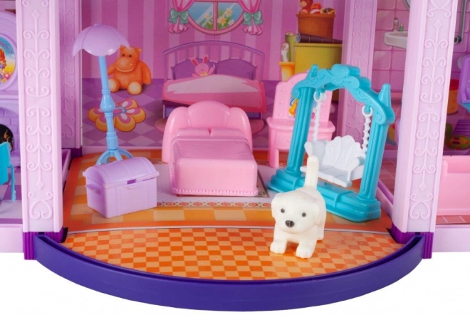 Maison de poupée avec poneys