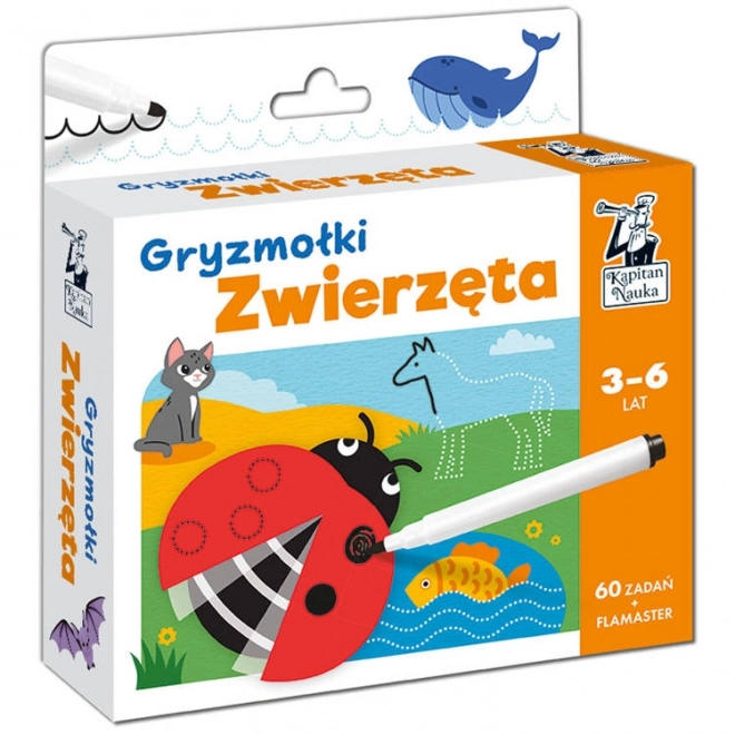 Cartes à dessiner les animaux 3-6 ans KS0686