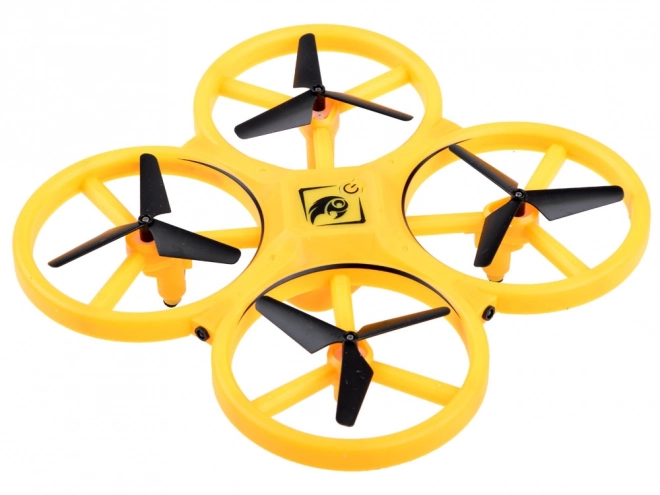 Drone contrôlé par gestes de la main + contrôle à distance Quadcoptère RC0573 – Jaune