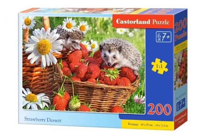 Puzzle avec 200 pièces dessert sucré