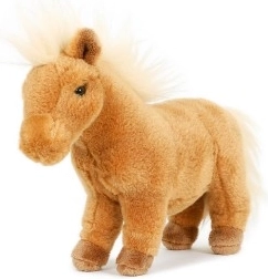 Poney brun en peluche 23 cm
