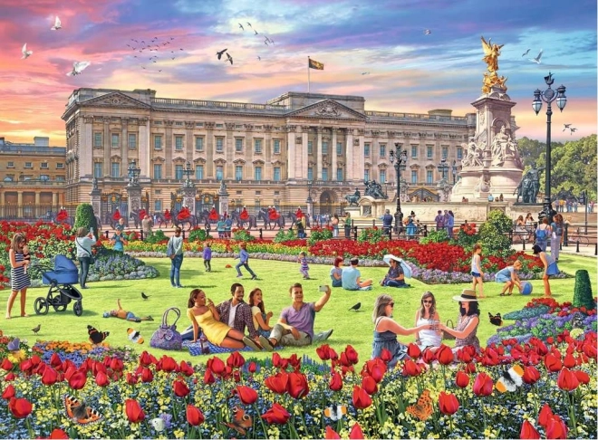 Puzzle Ravensburger Résidences Royales du Royaume-Uni 4x500 pièces