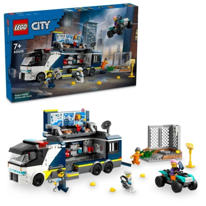 LEGO® City 60418 Laboratoire mobile de criminologie de la police